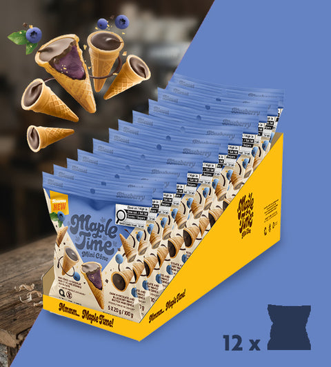 Mini cônes Maple Time caisse 12 x sacs de 5